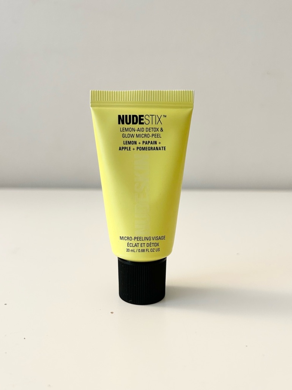 🌸NUDESTIX Nudeskin Lemon-Aid Detox & Glow Micro Peel Deluxe Mini 20 mL